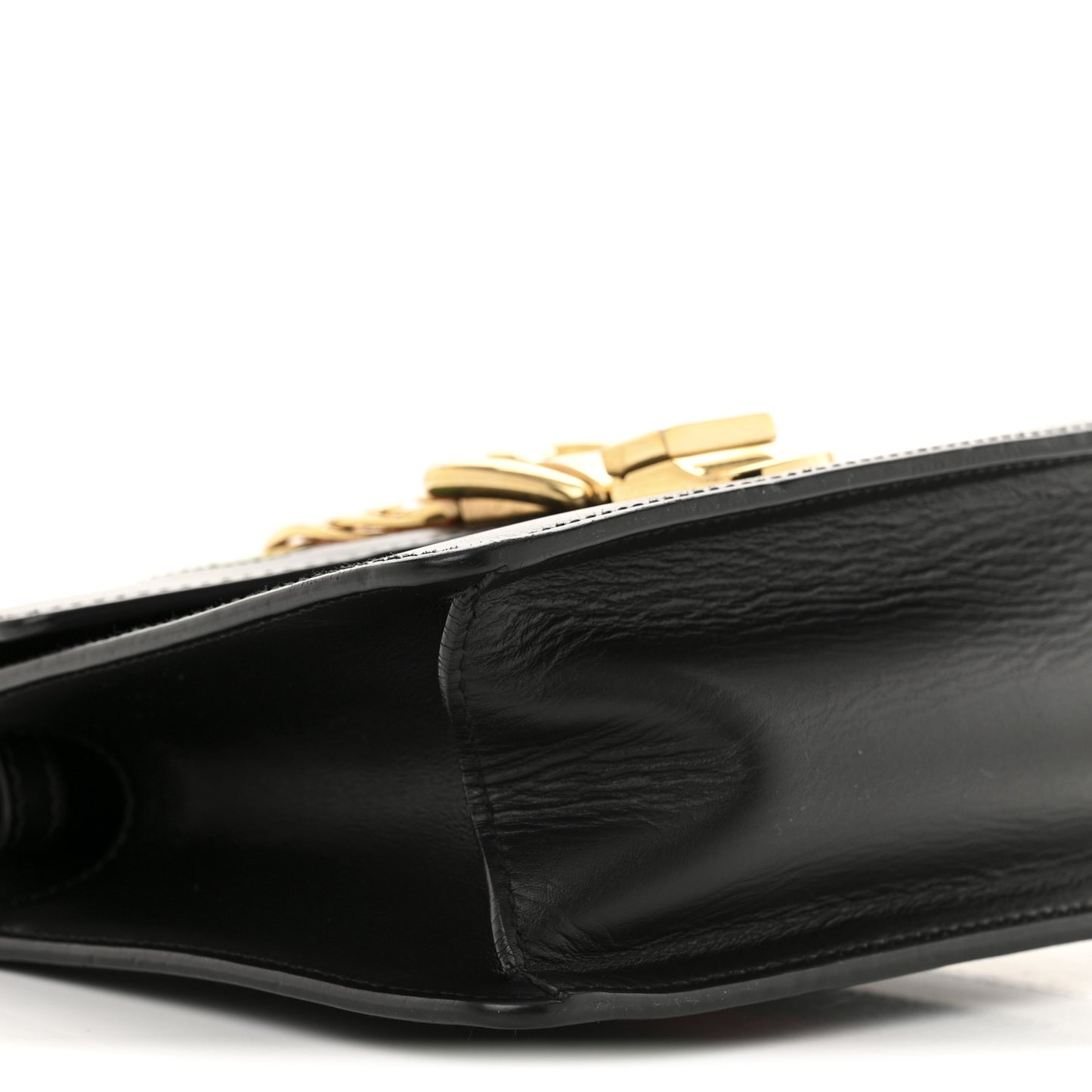 Calfskin Mini Sylvie Top Handle Bag Black