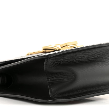 Gucci Calfskin Mini Sylvie Top Handle Bag Black 9 of 13