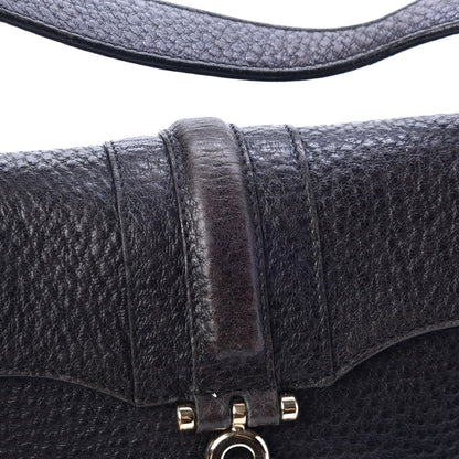 Gucci Calfskin Black Shoulder Bag Black 10 of 10