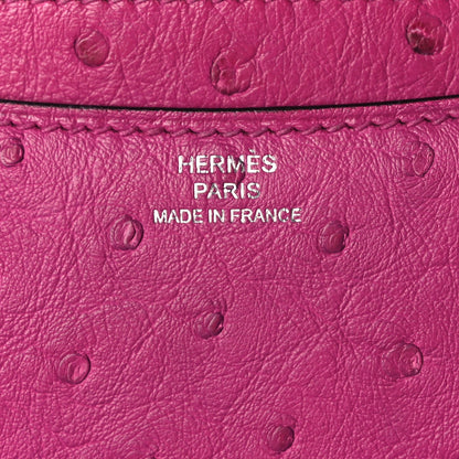 Hermes Ostrich Constance 18 Rose Pourpre 5 of 8
