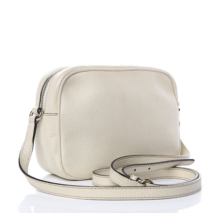 Gucci Pebbled Calfskin Small Soho Disco Bag Off White 3 of 12