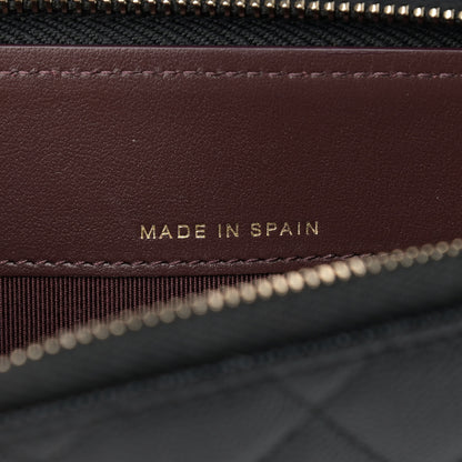 Chanel Caviar Quilted Phone Holder Wallet on Removable Chain Black 8 of 11