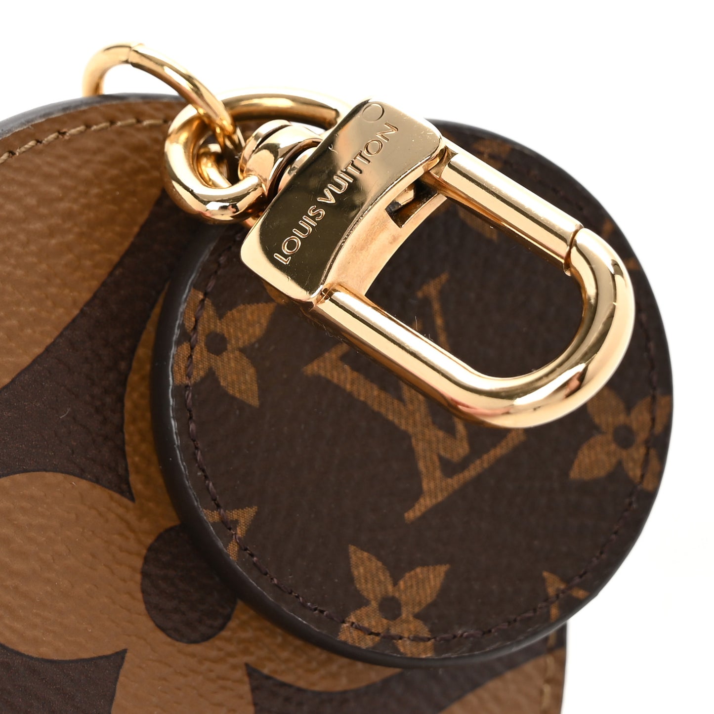 Monogram Reverse Key Holder Bag Charm