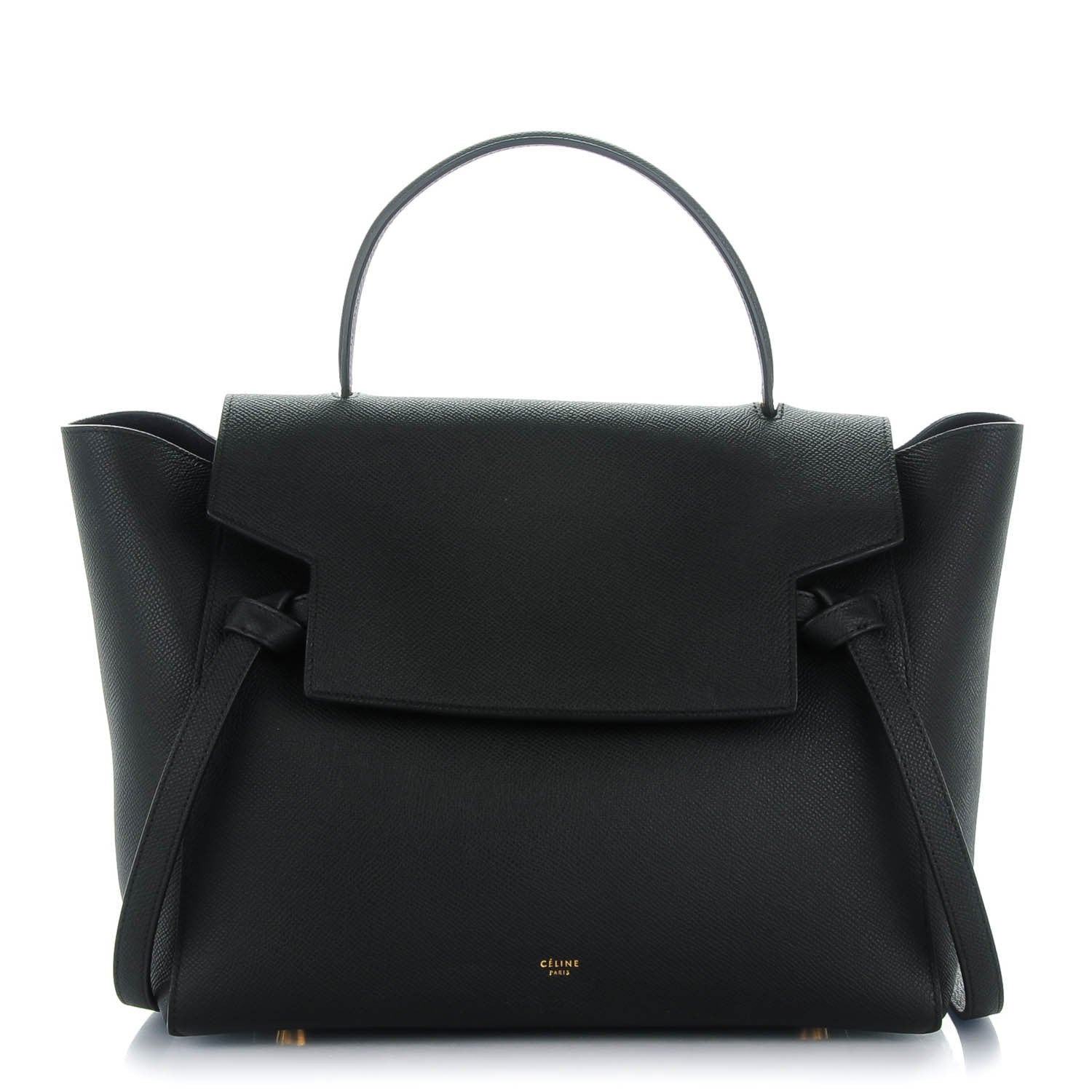 Celine Grained Calfskin Mini Belt Bag Black 1 of 8