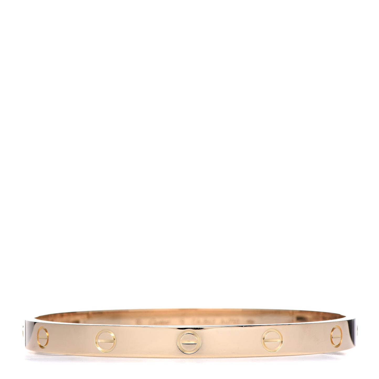 18K Yellow Gold LOVE Bracelet 19