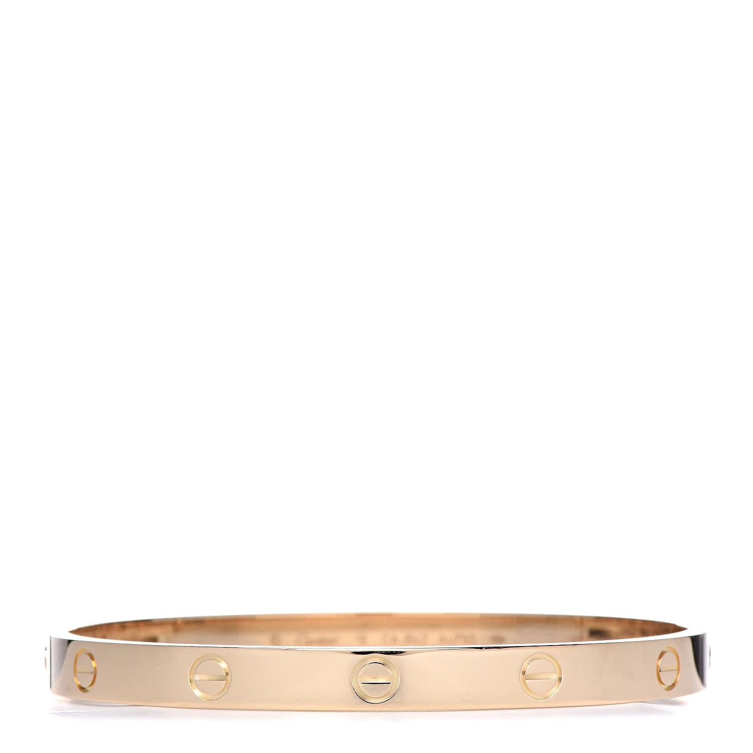 Cartier 18K Yellow Gold LOVE Bracelet 19 1 of 8