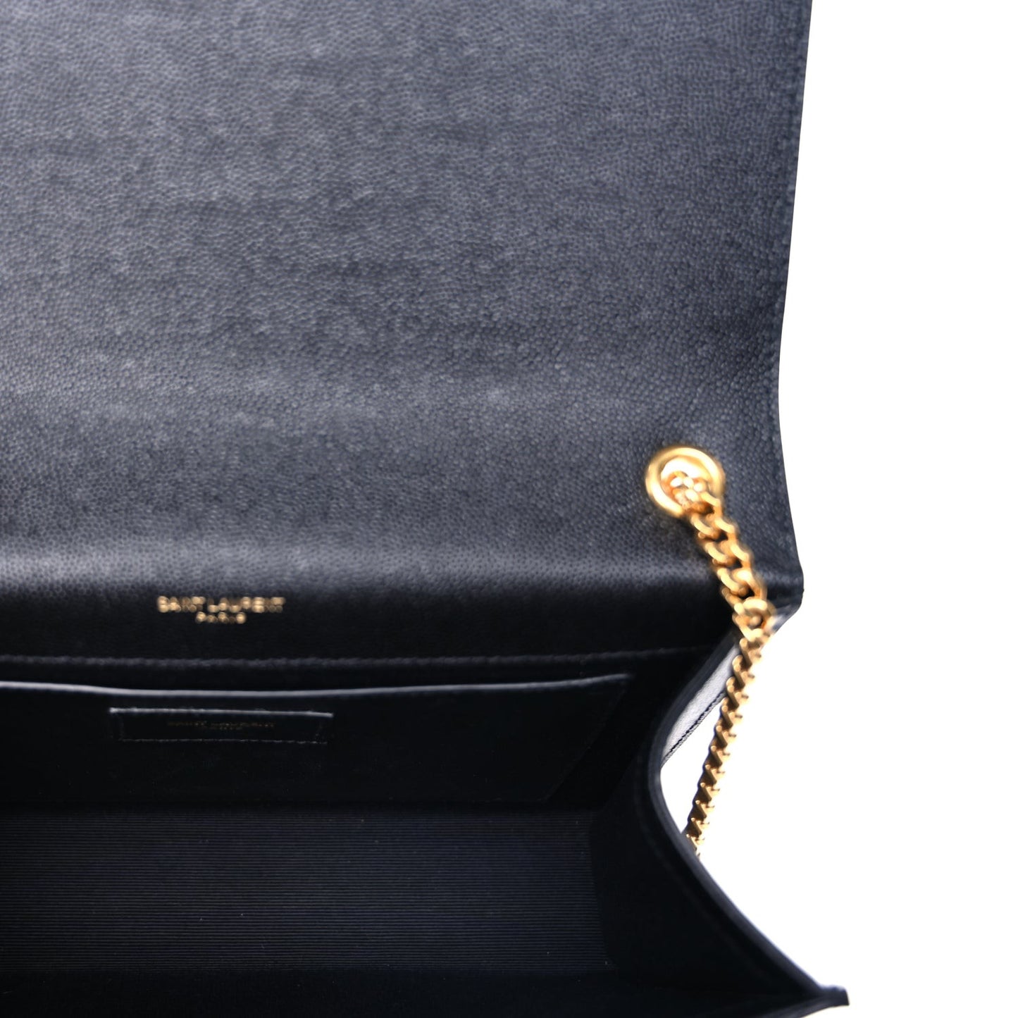 Grain De Poudre Medium Classic Monogram Kate Satchel Black