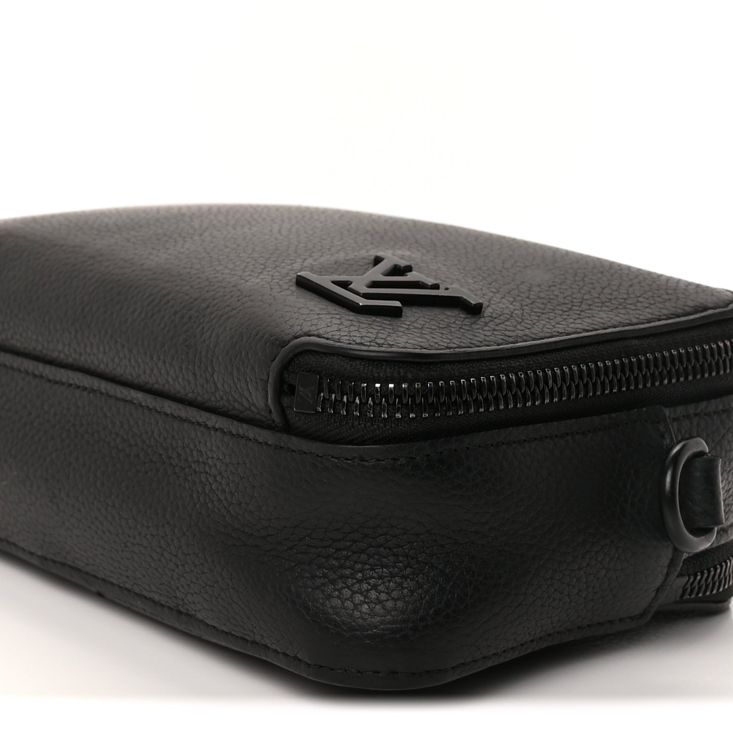 Louis Vuitton Calfskin Aerogram Alpha Wearable Wallet Black 8 of 8