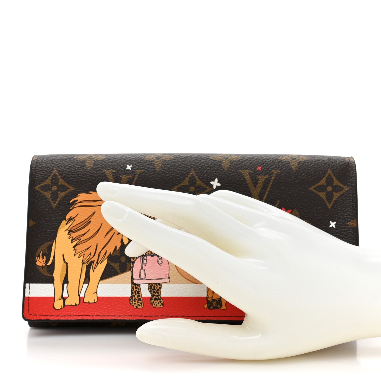 Louis Vuitton Monogram 2018 Christmas Animation Sarah Wallet 2 of 13