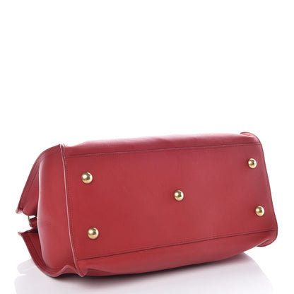 Saint Laurent Calfskin Small Classic Y Cabas Red 4 of 13