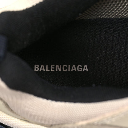 Balenciaga Fabric Mesh Womens Triple S Sneakers 38 Beige Black 8 of 9