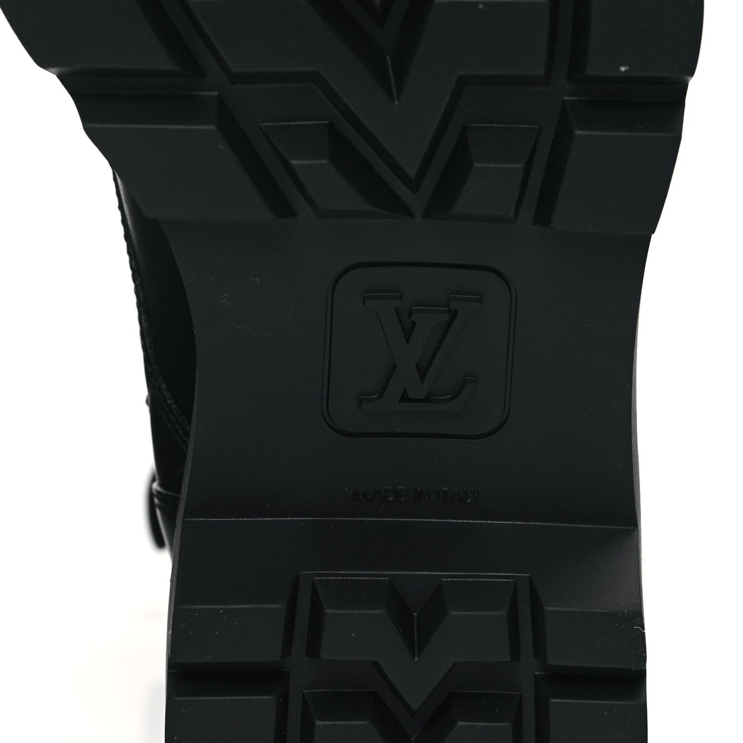 Calfskin Monogram Territory Flat Ranger Boots Black
