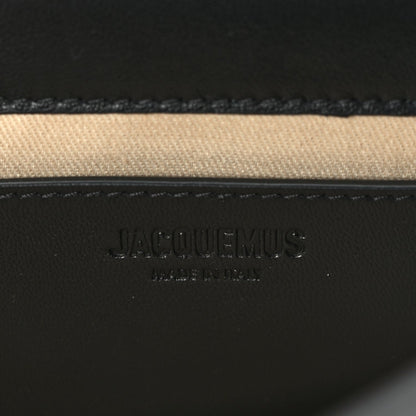 Jacquemus Smooth Calfskin La Petite Pochette Rond Carre Black 5 of 8