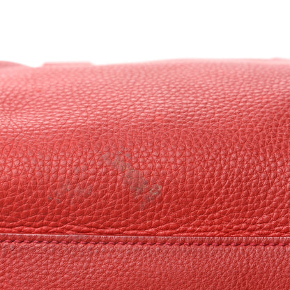 Prada Vitello Daino Top Handle Shoulder Bag Rosso 12 of 17