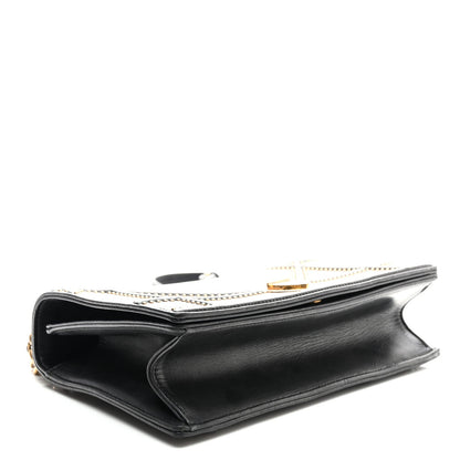 Christian Dior Lambskin Studded Medium Diorama Flap Bag Black 4 of 7