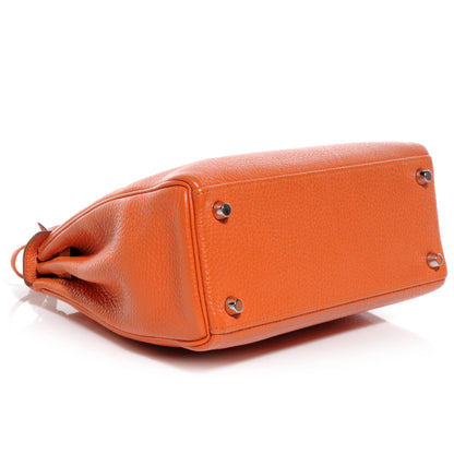 Hermes Togo Kelly Retourne 25 Orange 4 of 10