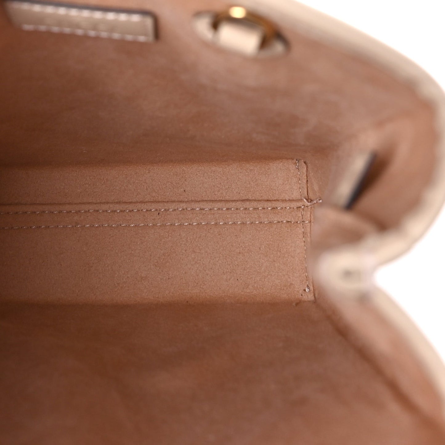 Gilbert Calfskin Jumbo GG Embossed Mini Tote Bag  Beige