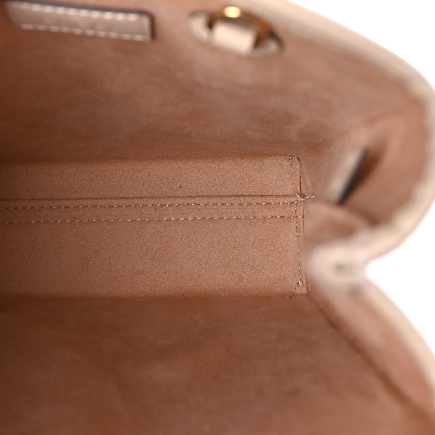 Gucci Gilbert Calfskin Jumbo GG Embossed Mini Tote Bag  Beige 4 of 7