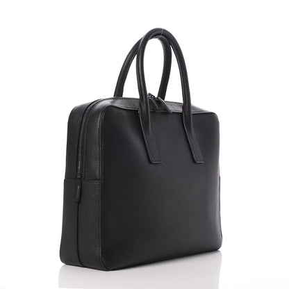 Saint Laurent Grain de Poudre Medium Museum Briefcase Black 3 of 8