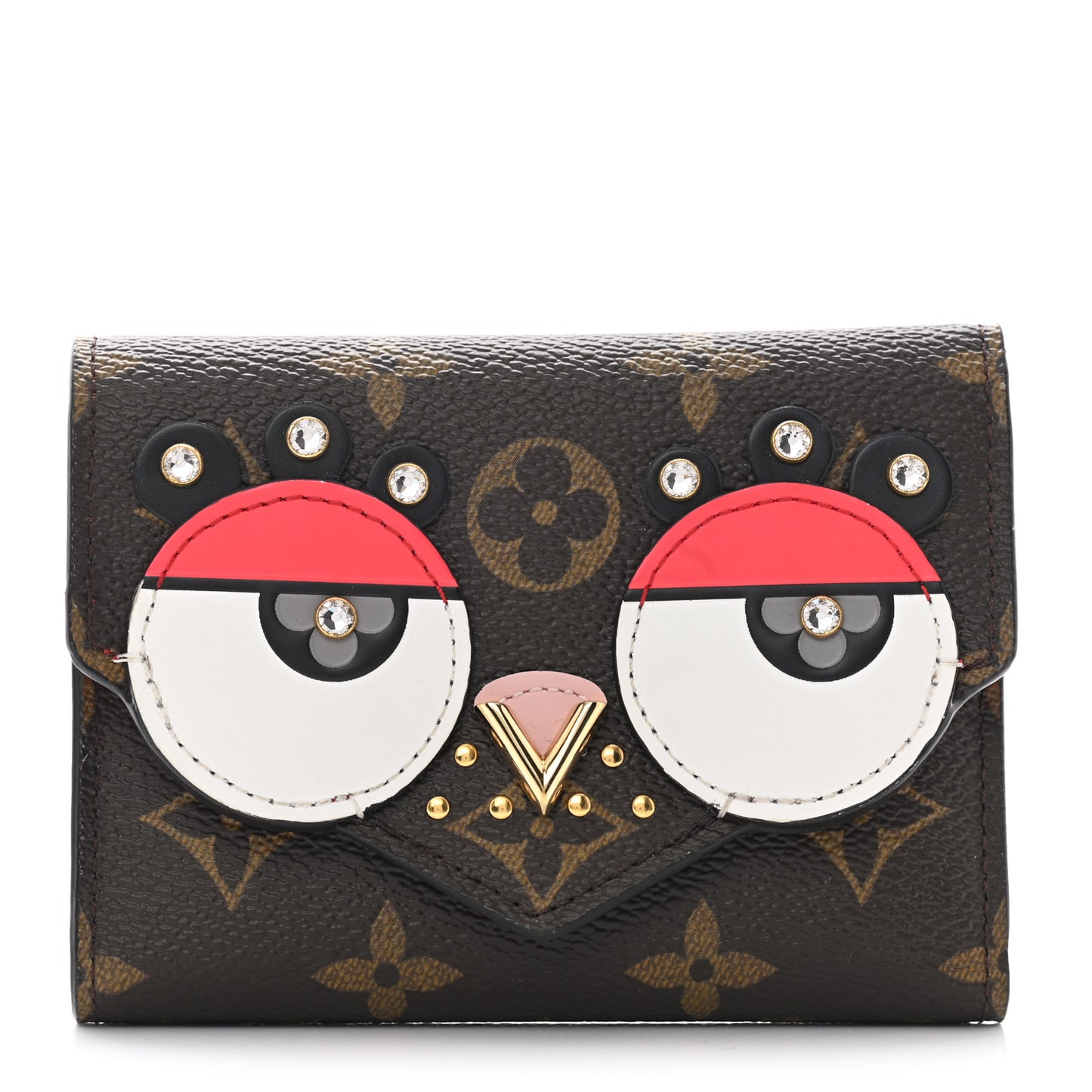 Monogram Valentines Bird Victorine Wallet