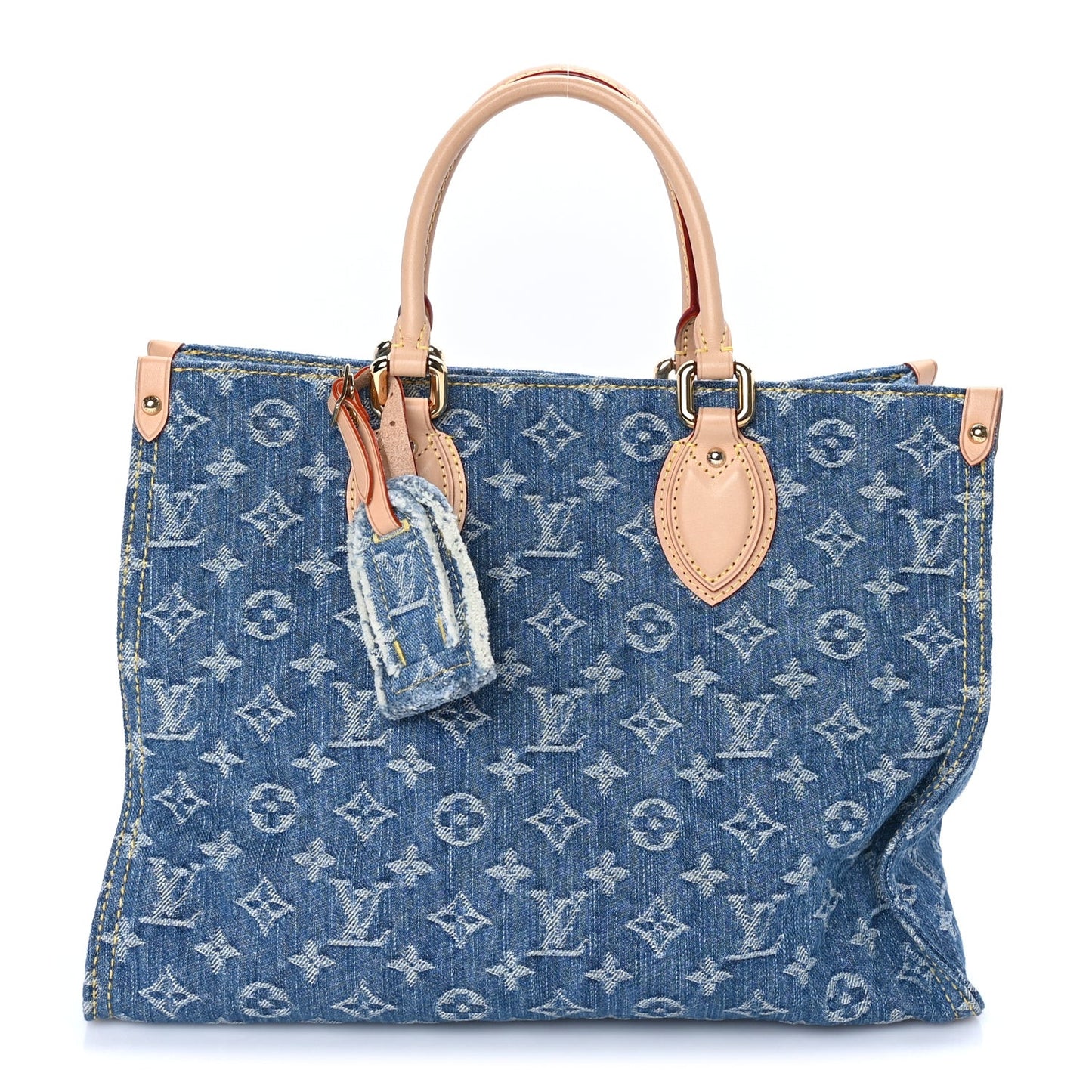 Monogram Denim Onthego MM Blue