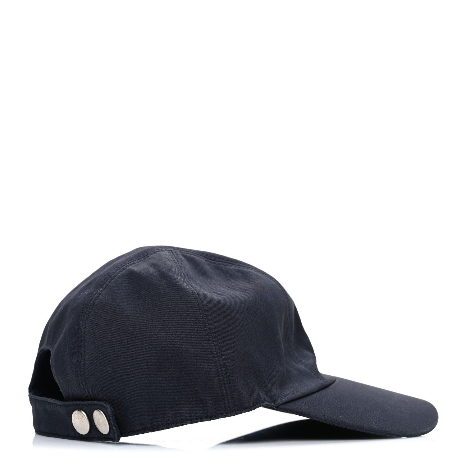 Hermes Cotton Canvas Miles H Mors Cap 58 Marine 5 of 8