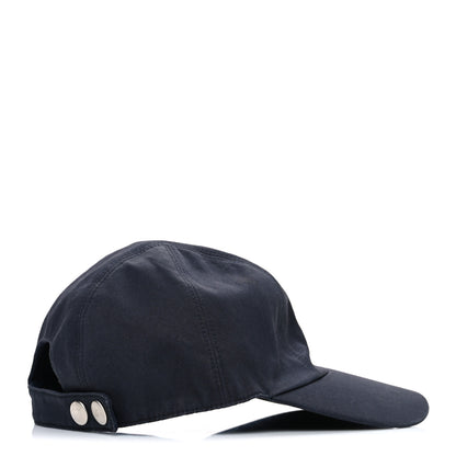 Hermes Cotton Canvas Miles H Mors Cap 58 Marine 5 of 8
