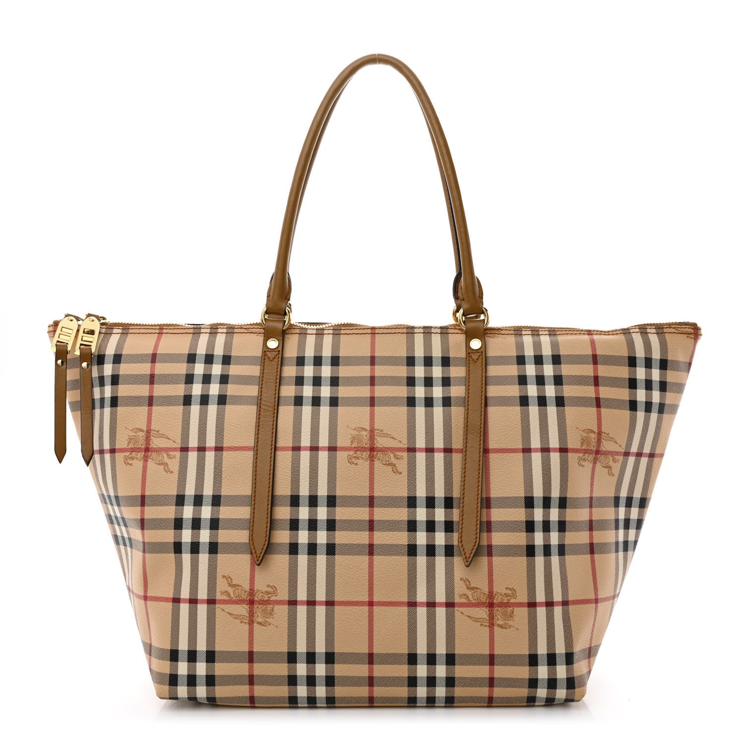 Burberry Haymarket Check Medium Salisbury Tote Camel 1 of 10