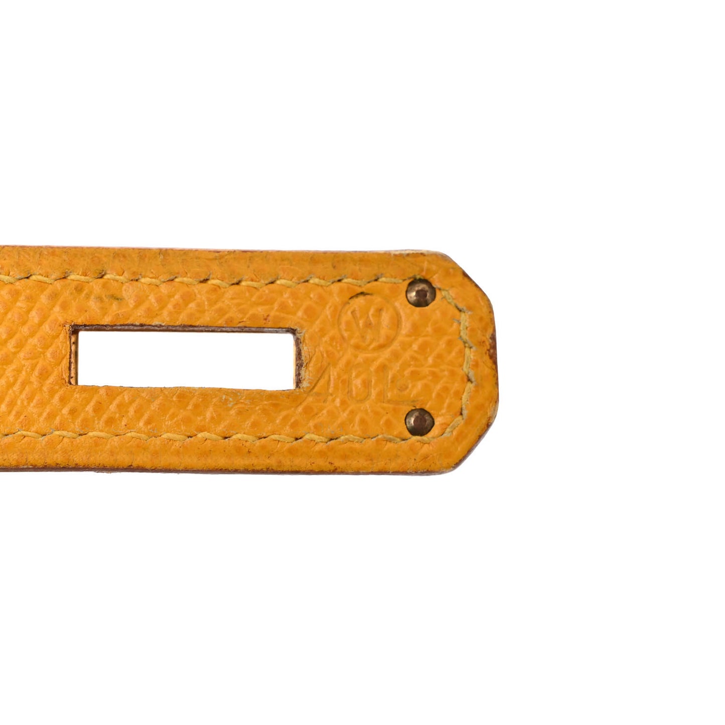 Toile H Epsom Kelly Sellier 28 Ecru Jaune Sable