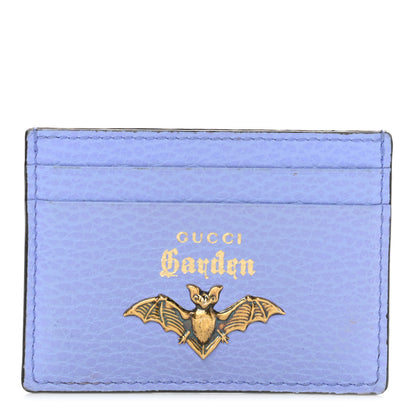 Gucci Calfskin Garden Bat Card Holder Periwinkle 1 of 8