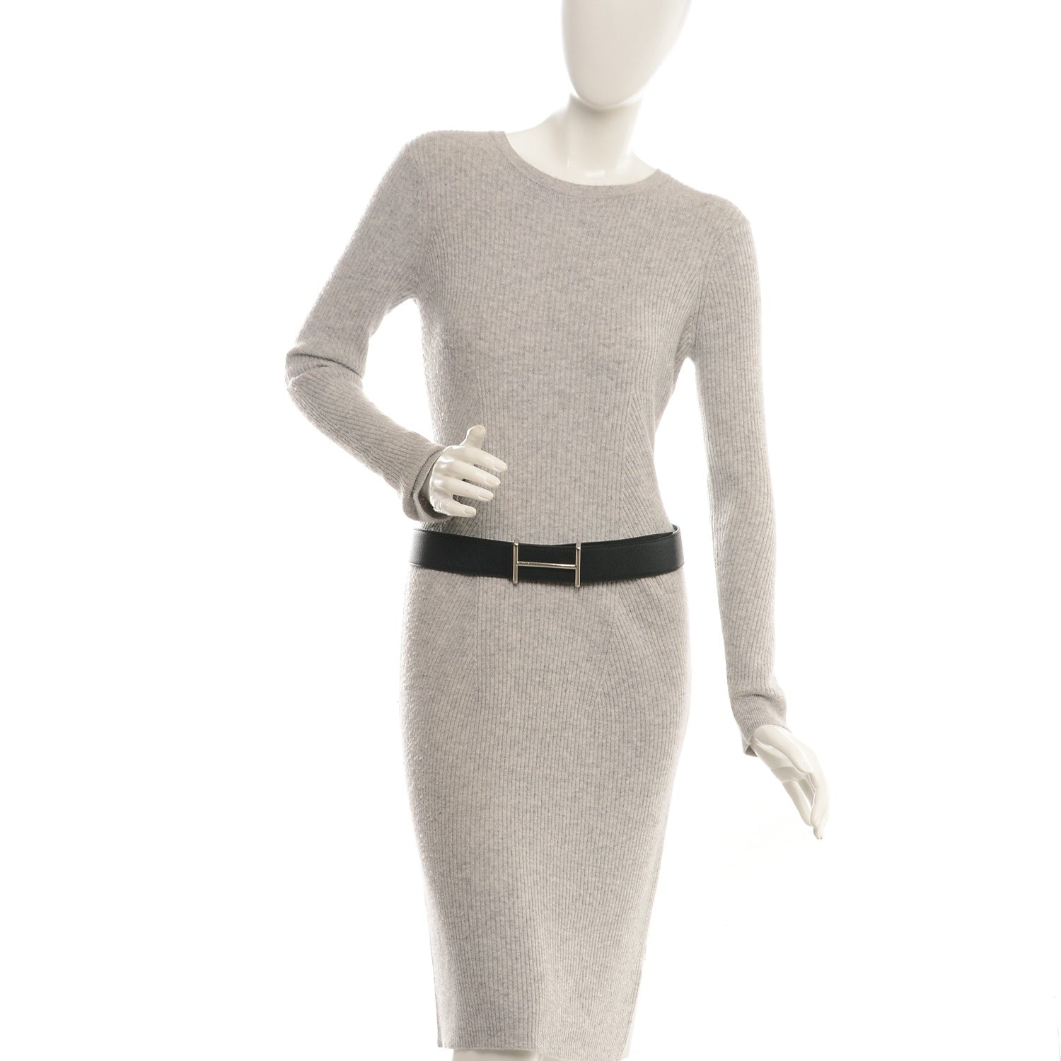 Hermes Epsom 40mm Idem Belt 90 Bleu Indigo Malachite 2 of 7