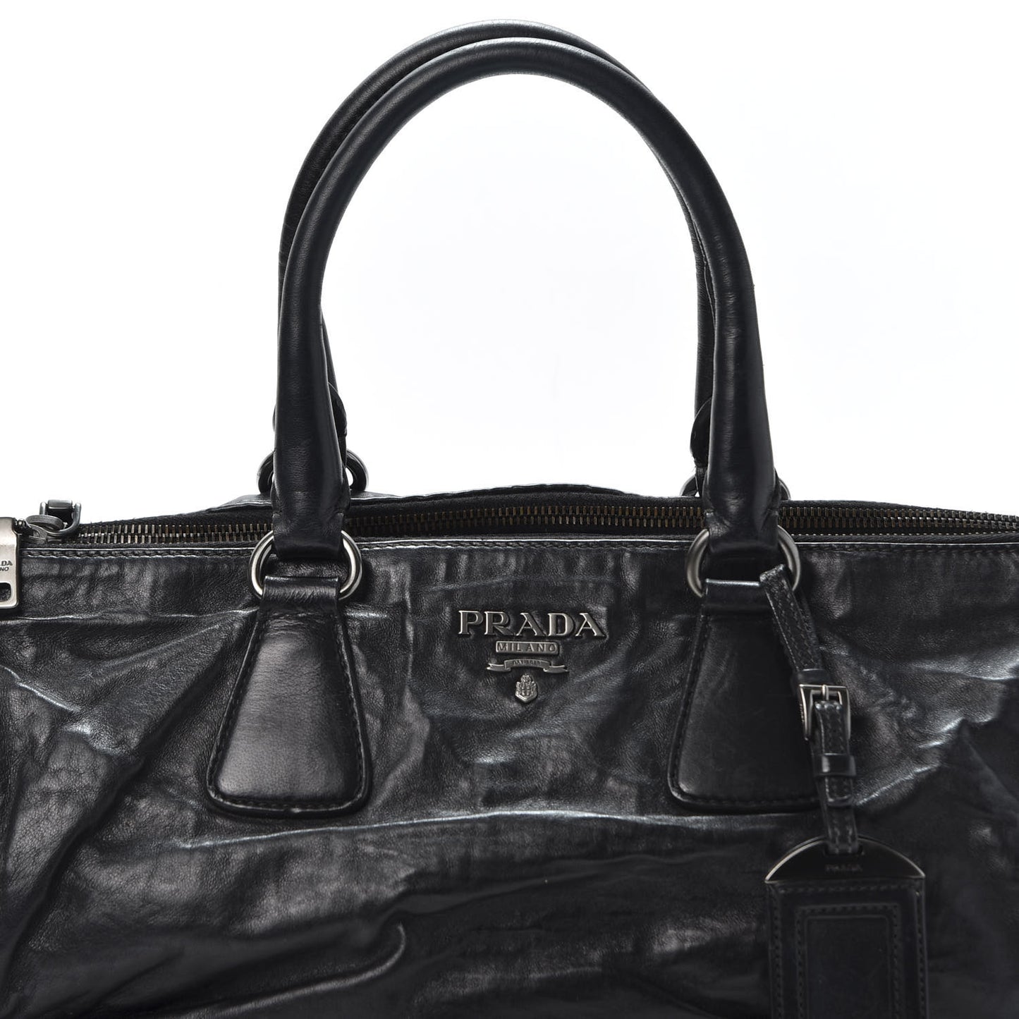 Nappa Antique Tote Black