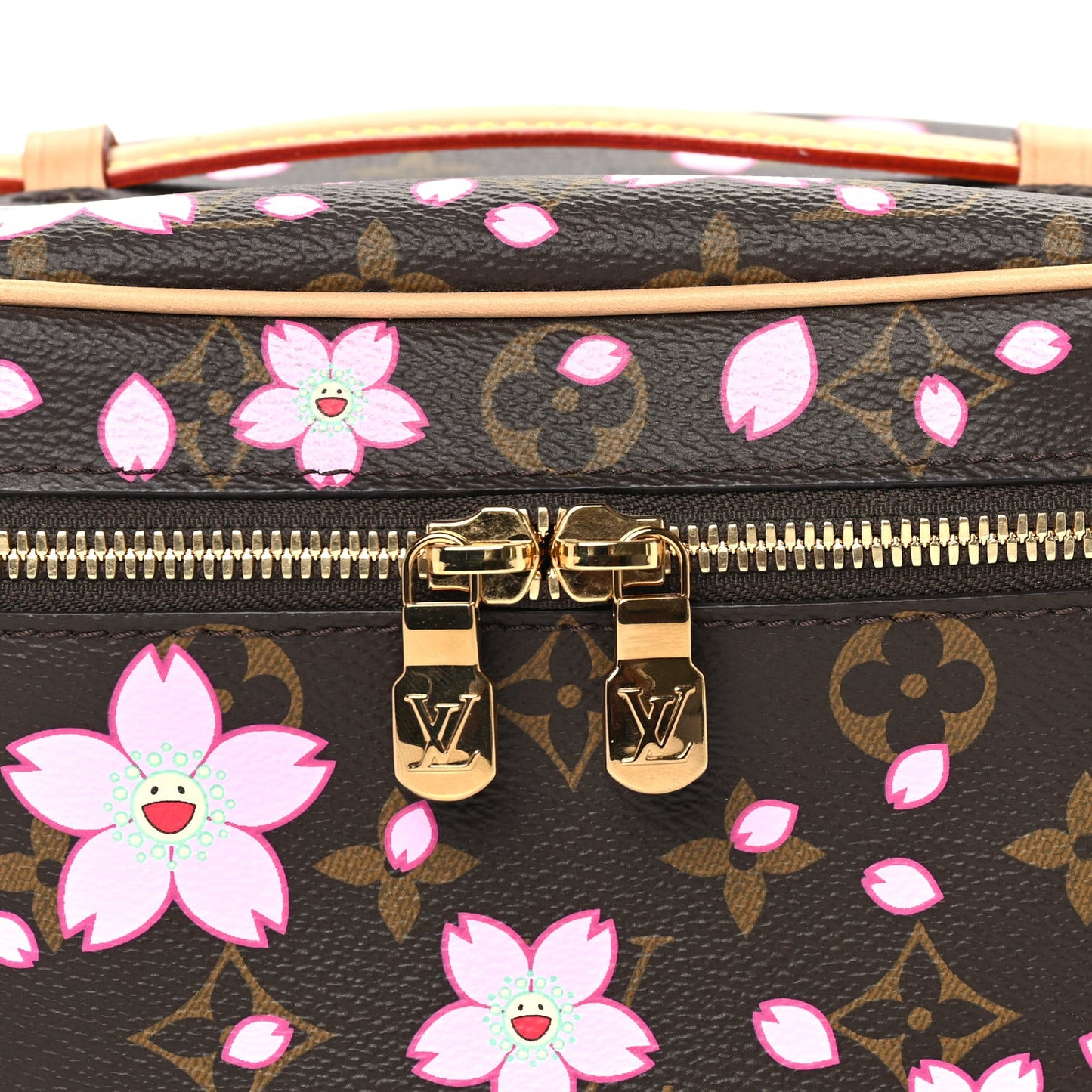 LV X TM Monogram Cherry Blossom Nice Mini Sakura Brown