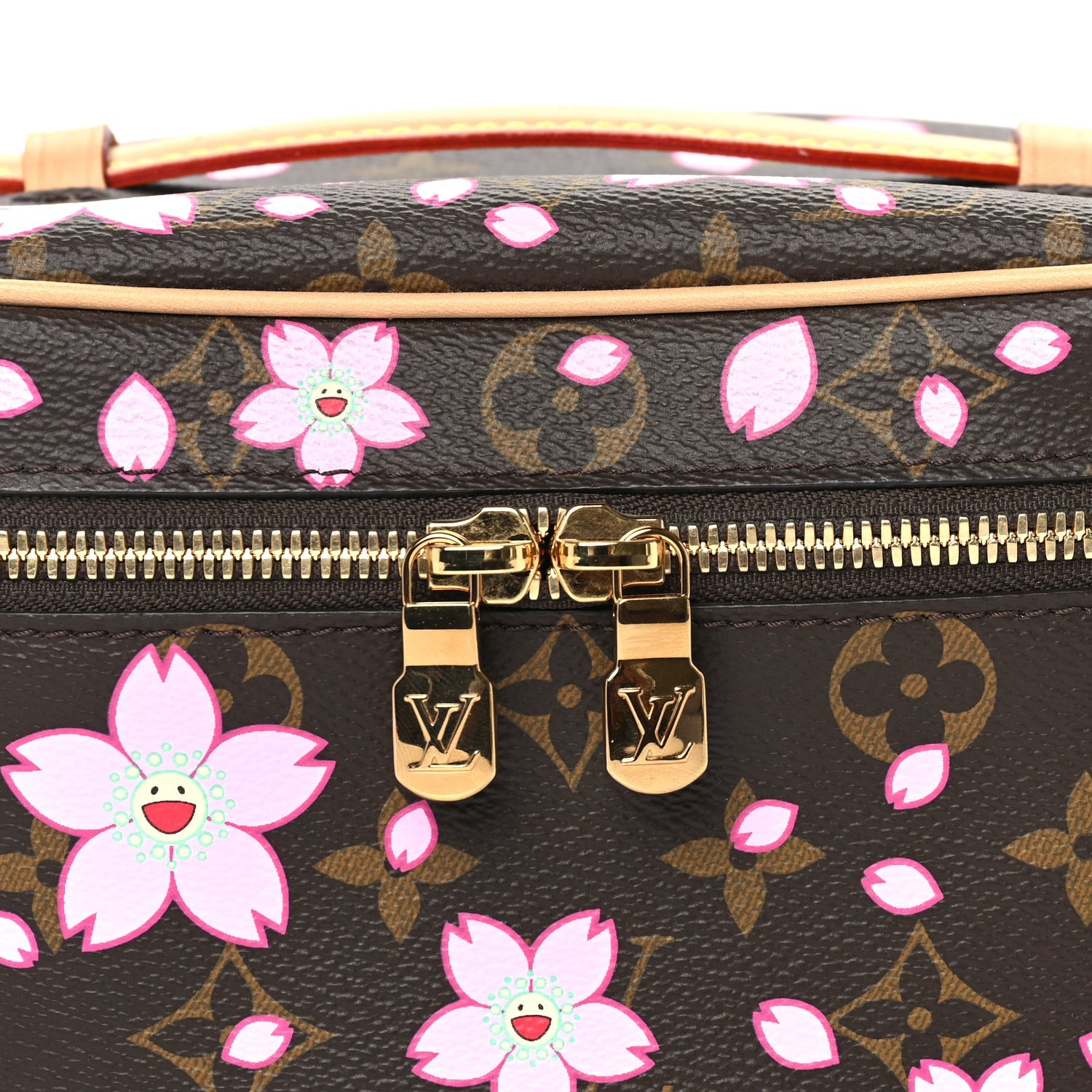 Louis Vuitton LV X TM Monogram Cherry Blossom Nice Mini Sakura Brown 2 of 7