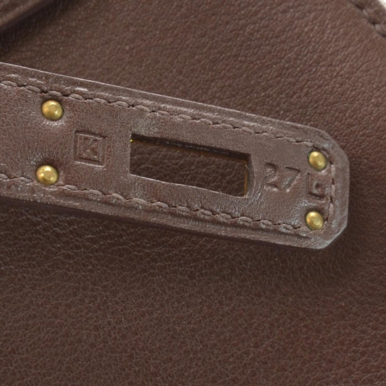 Hermes Swift Kelly Longue Pochette Chocolate 6 of 8