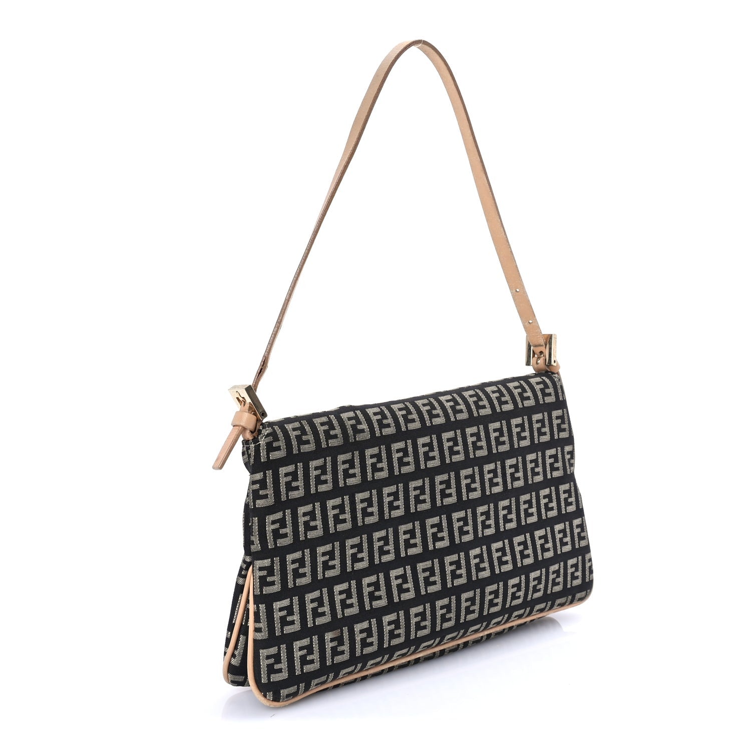 Fendi Zucchino Baguette Black 2 of 7