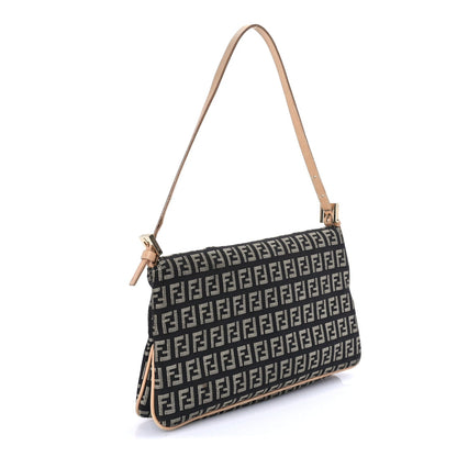 Fendi Zucchino Baguette Black 2 of 7