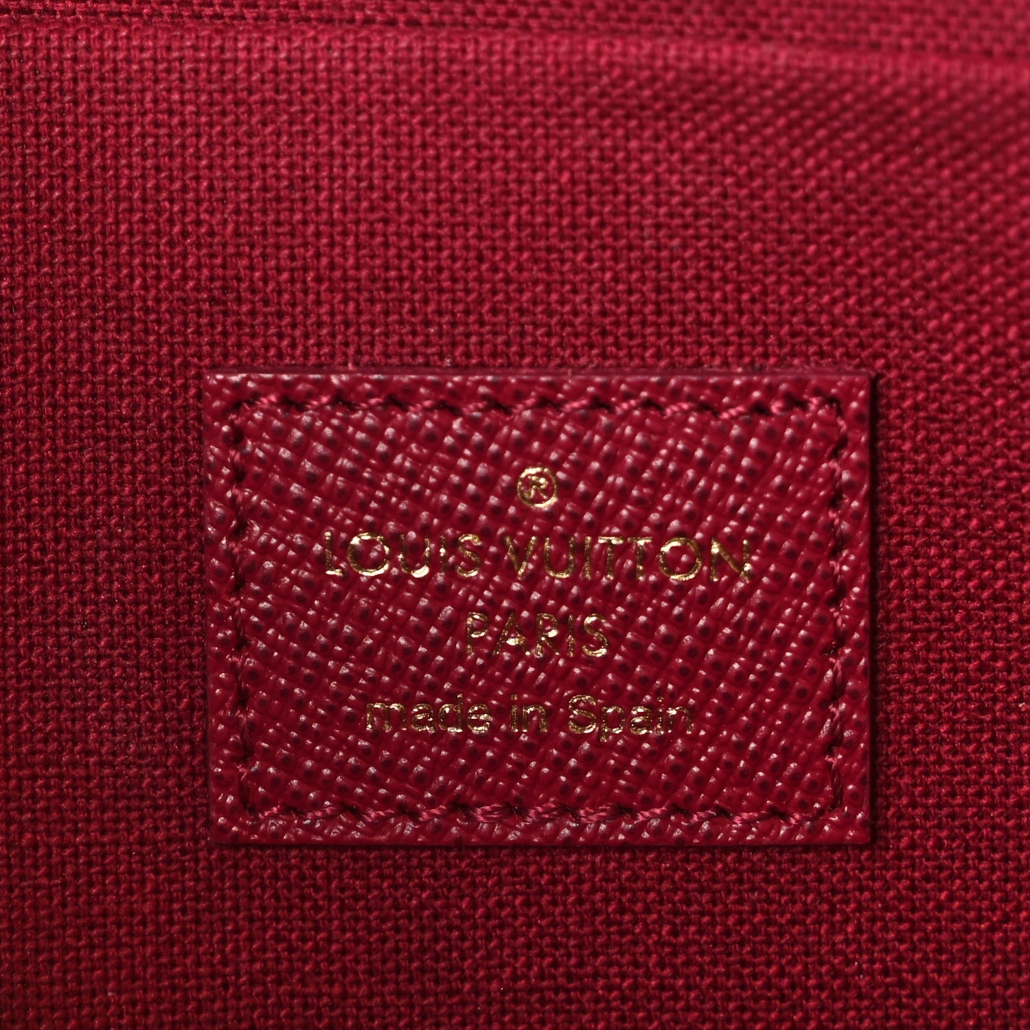 Louis Vuitton Monogram Pochette Felicie Chain Wallet Fuchsia 6 of 9