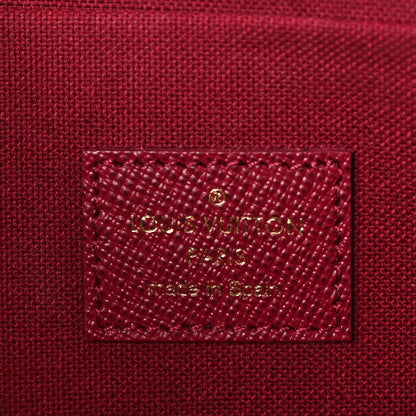 Louis Vuitton Monogram Pochette Felicie Chain Wallet Fuchsia 6 of 9
