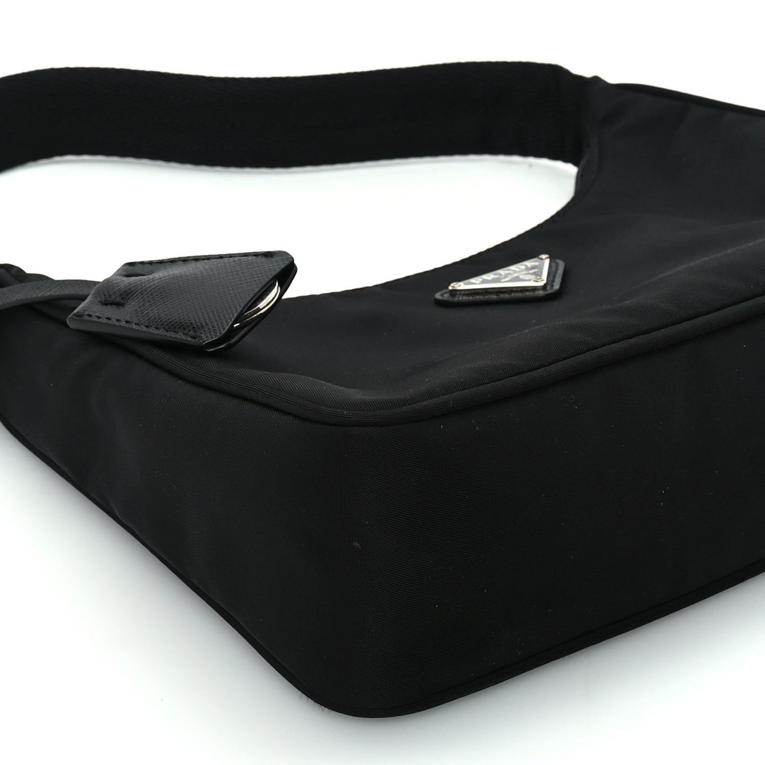 Prada Tessuto Nylon Mini Re-Edition 2000 Bag  Black 7 of 8