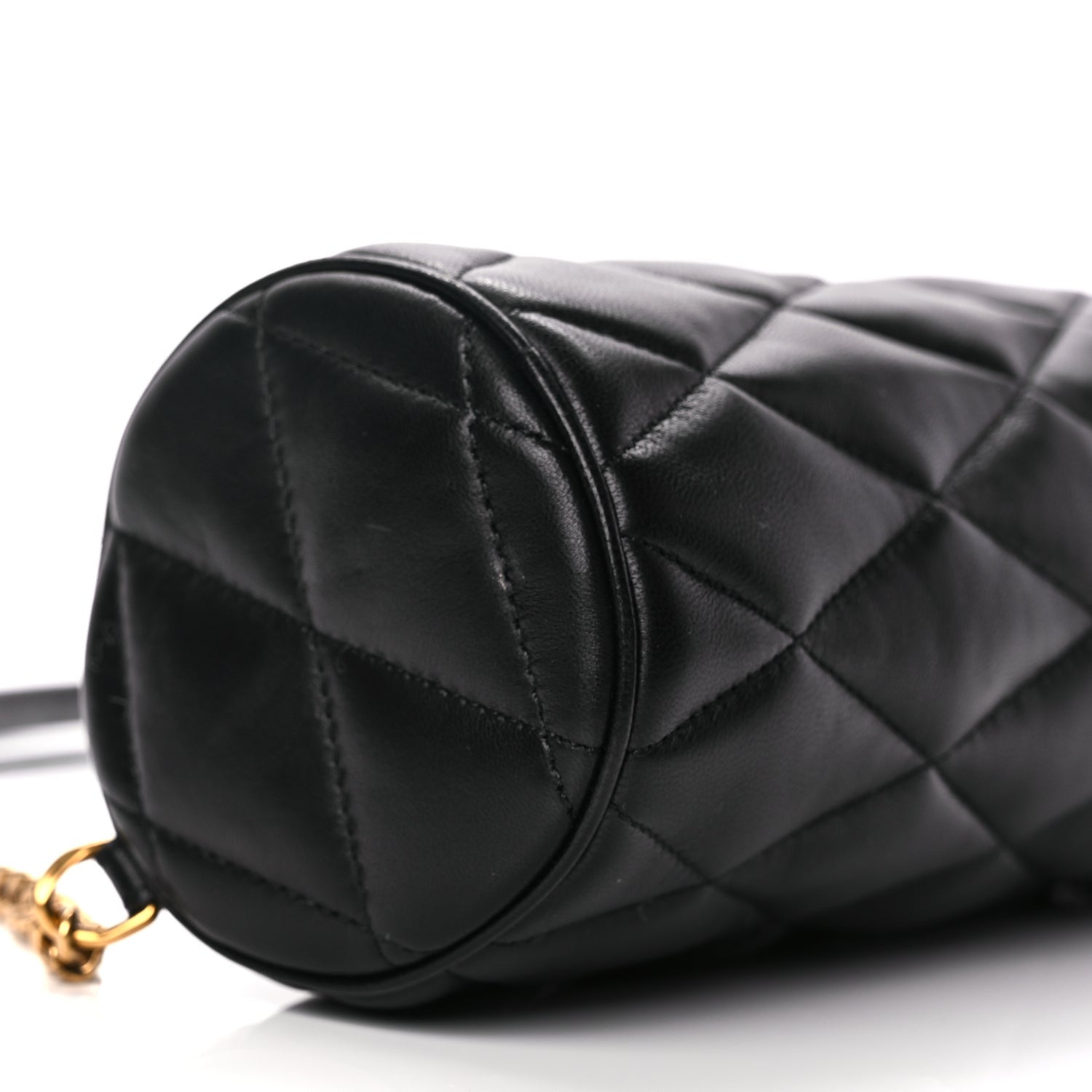 Saint Laurent Lambskin Monogram Mini Sade Tube Bag Black 8 of 9