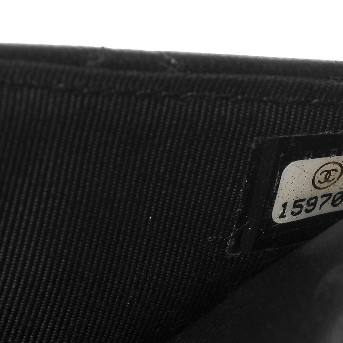 Lambskin Quilted Wallet On Chain WOC Black