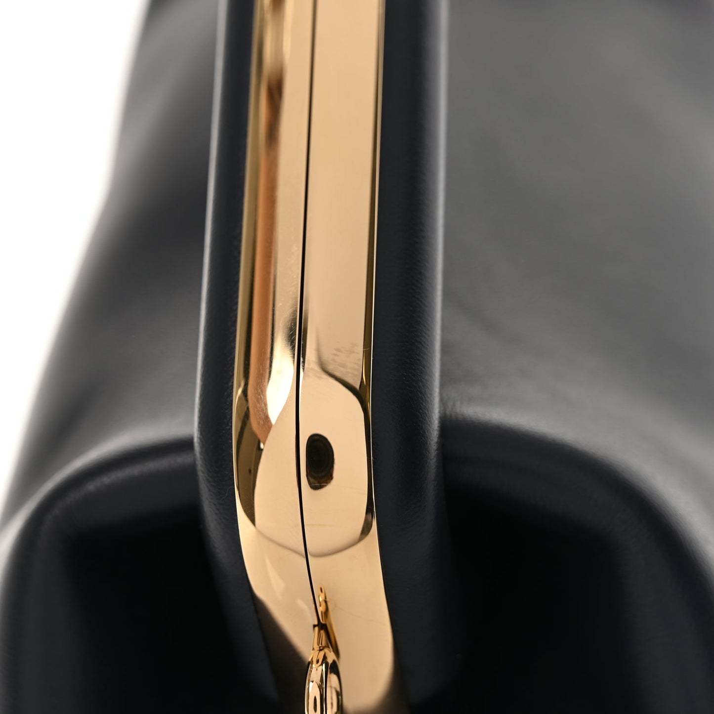 Shiny Nappa Medium  First Navy