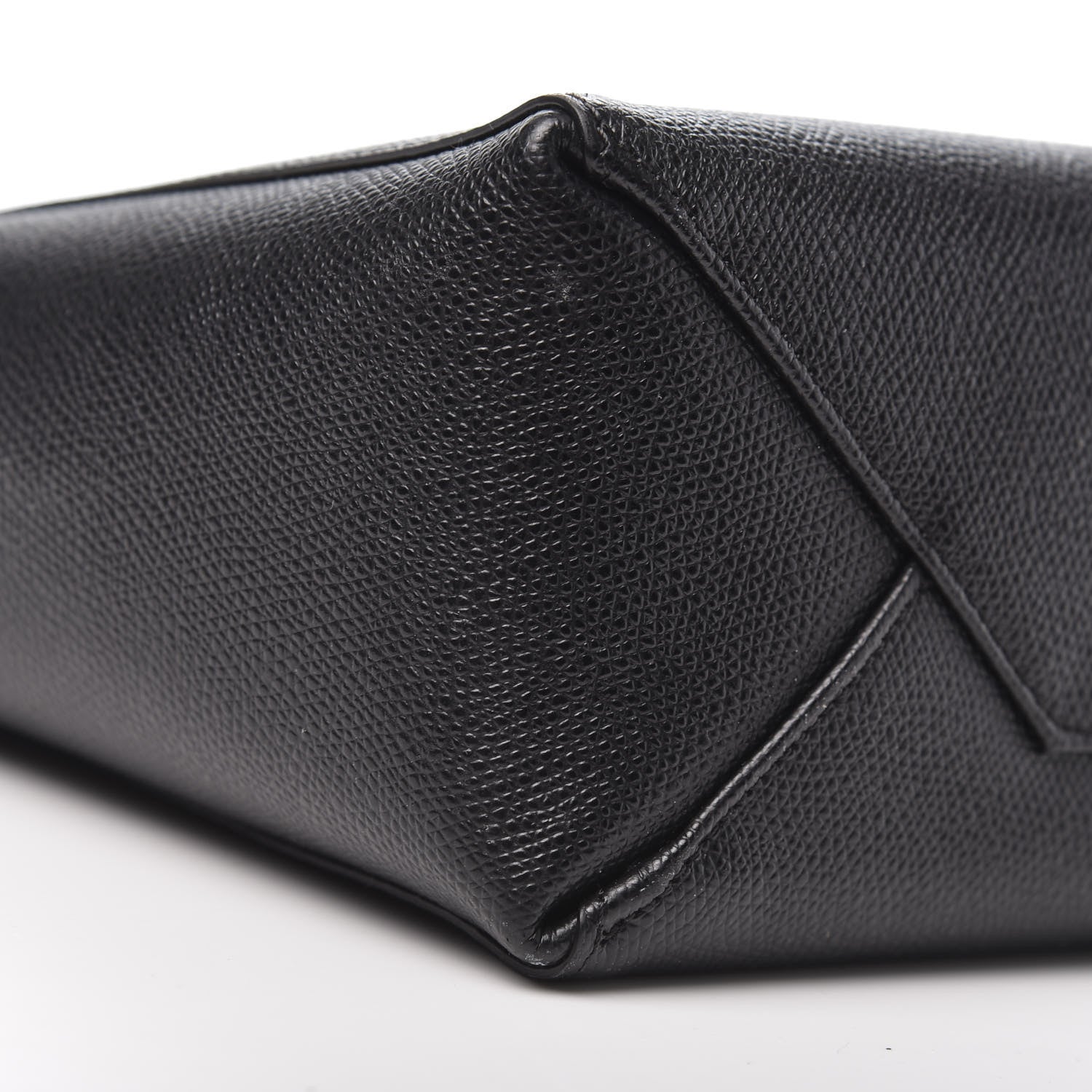 Celine Grained Calfskin Small Vertical Cabas Black 7 of 9