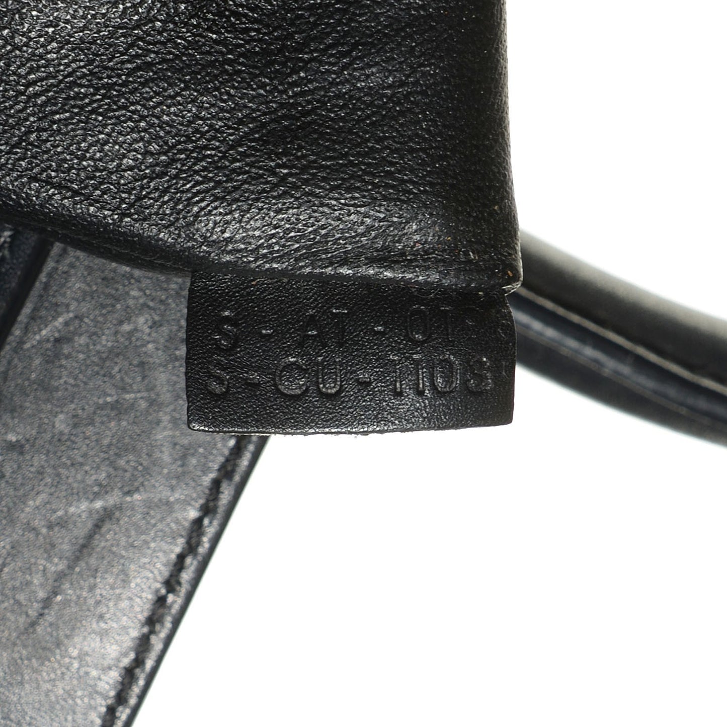 Smooth Calfskin Mini Luggage Black