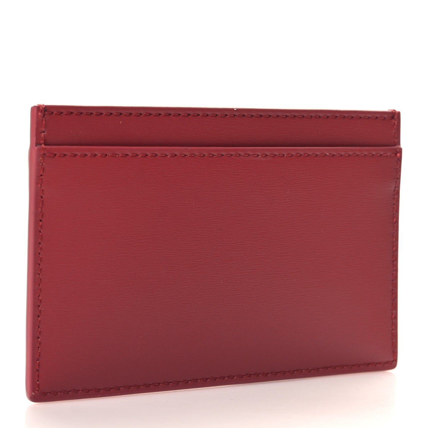 Smooth Calfskin Cuir Triomphe Card Holder Lipstick