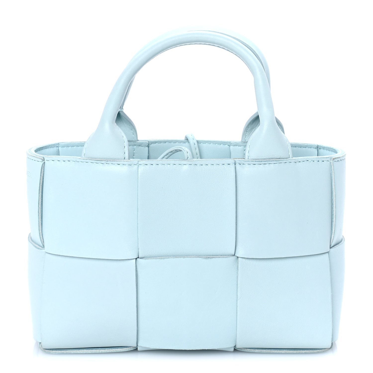 Bottega Veneta Lambskin Maxi Intreccio Candy Arco Tote Celadon 1 of 7