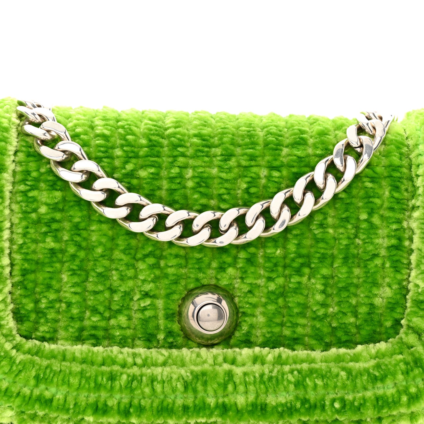 Chenille Corduroy Small Shoulder Bag Caterpillar