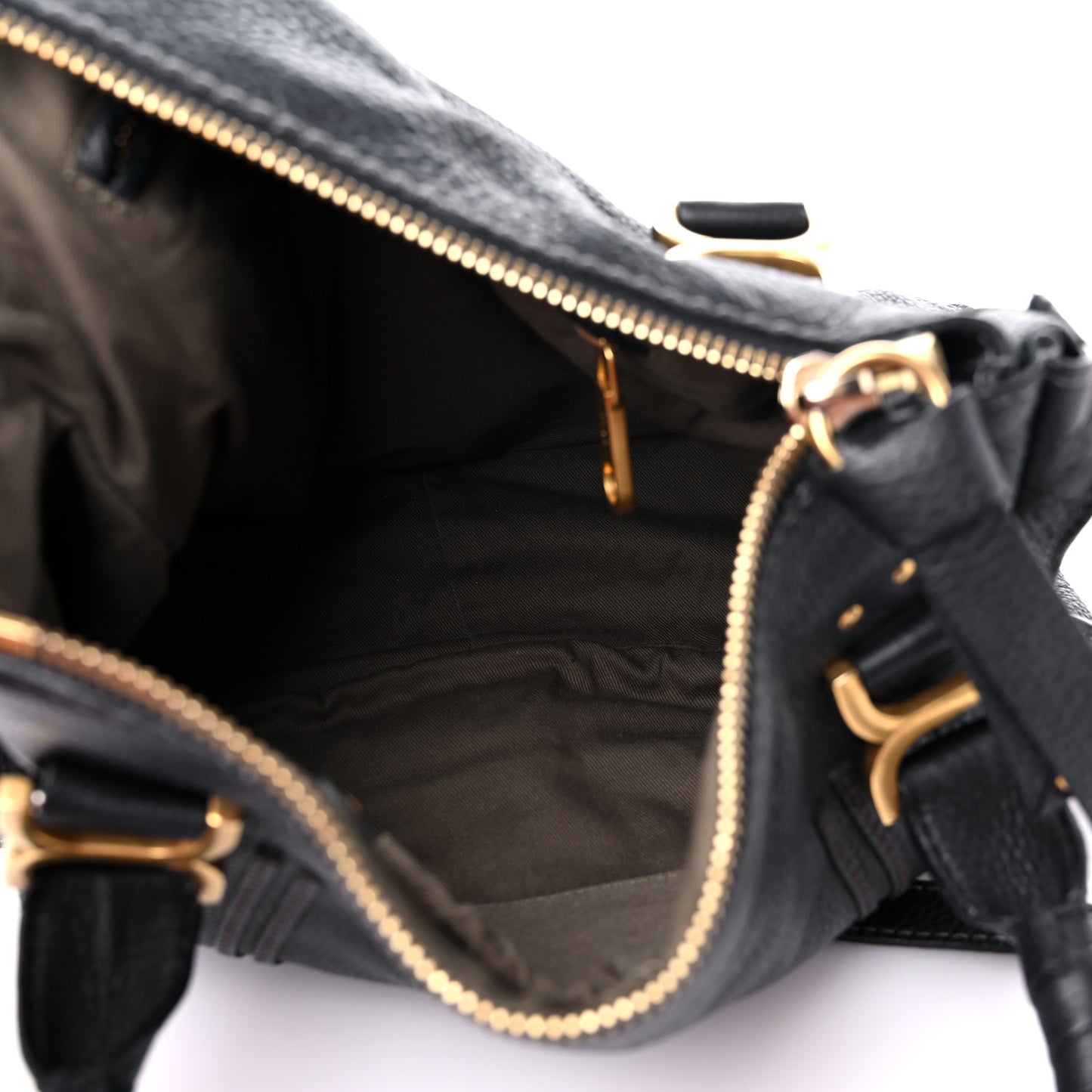 Calfskin Medium Marcie Satchel Black