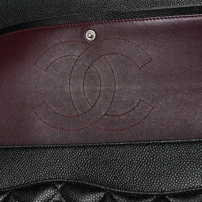 Chanel Caviar Quilted Jumbo Double Flap Black 15 of 16